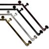A&F Rod Decor 1 inch Pipe Bay Window Curtain Rod 23"-41", 41"-78"- Antique Brass view 1