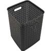 Advantus 37519 Extra Large Open Lid Storage Bin, Black view 1