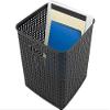 Advantus 37519 Extra Large Open Lid Storage Bin, Black view 3
