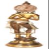 Exotic India Namaste Lady Brass Statue, Multi Color view 2