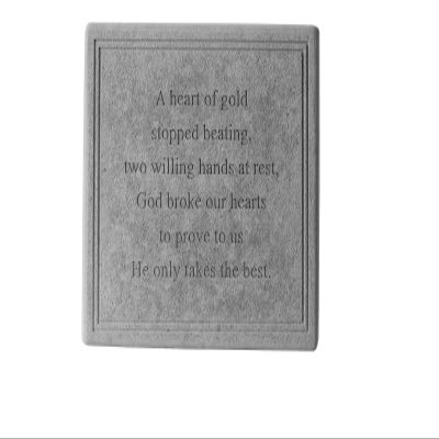 Kay Berry A Heart of Gold Square Marker, Multicolor