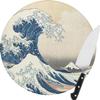 Great Wave off Kanagawa Round Glass Cutting Board - Medium view 1