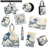Great Wave off Kanagawa Round Glass Cutting Board - Medium view 2