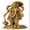 ARTVARKO Brass Lord Vishnu Narayan Holding Club Brass Statue for Home Decor Idol for Puja for Gift Vastu Dosh - Height 7 view 2