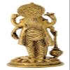 ARTVARKO Brass Lord Vishnu Narayan Holding Club Brass Statue for Home Decor Idol for Puja for Gift Vastu Dosh - Height 7 view 3