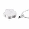 Oinsi Sterling Silver Black/White Dog Paw Cremation Urn Pendant Necklace For Pet Ashes (White Paw) view 2