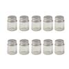 100units 5ml Mini Jars Crafts Glass Bottles with Aluminium Cap Liquid Pill Powder Ornament Bottles Empty Glass Vials Jars (100, 5ml) view 1