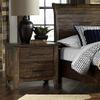 Jerrick 2-Drawer Rustic Wood Nightstand by Homelegance view 1