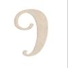 24" Starfish Font Unfinished Wood Initial Monogram Letter I (Sizes 12"-30") view 1