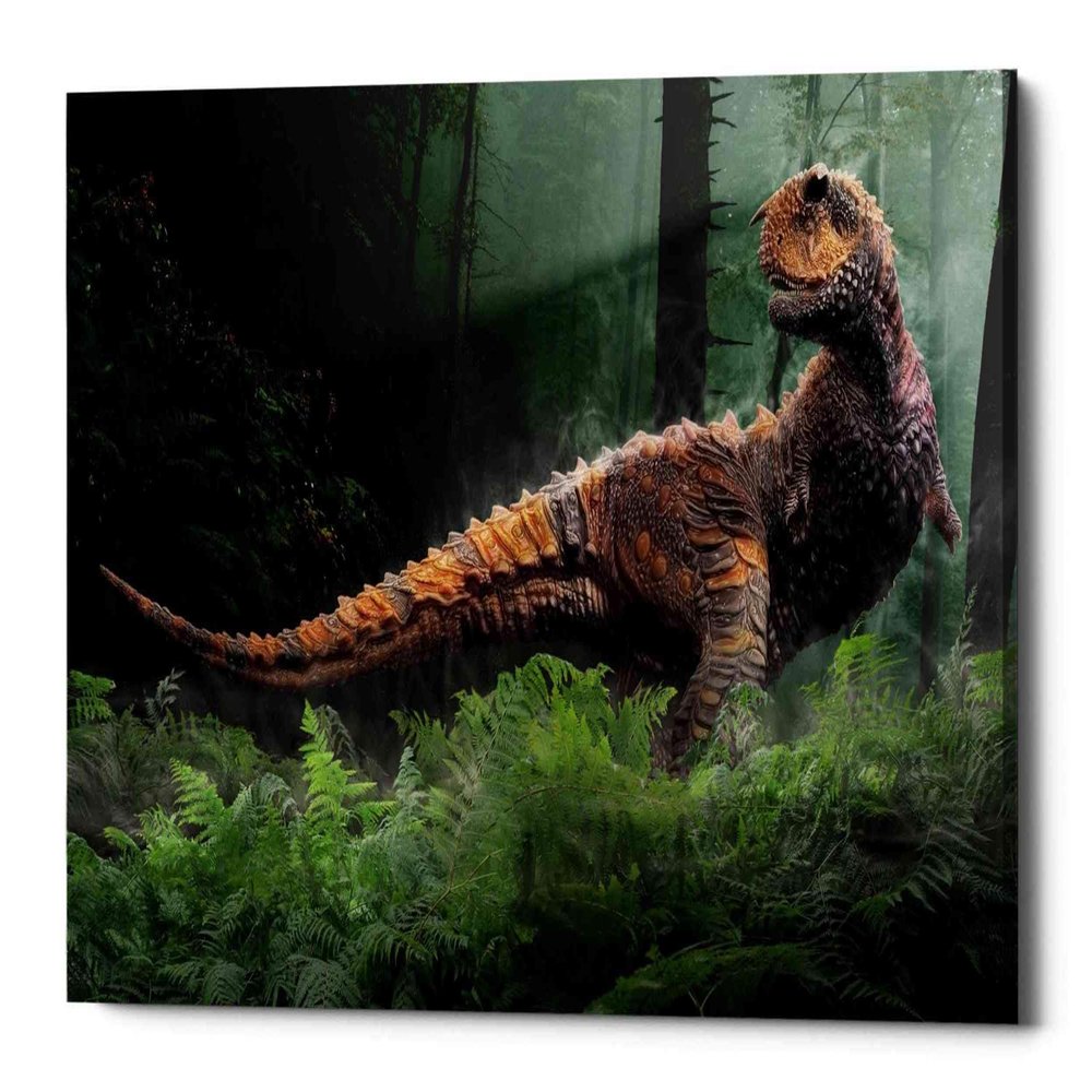 Epic Graffiti 'Carnotaurus' Canvas Wall Art, 20"x40"