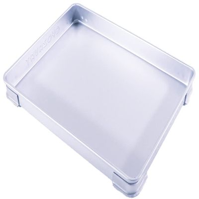 Kanda 025091 Anodized Dim Sum Bat, Shallow Large, 15.7 x 11.8 x 1.6 inches (40 x 30 x 4 cm)
