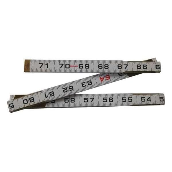 Westward, 30PC11, Two Way Reading Folding Rule, 72 in.