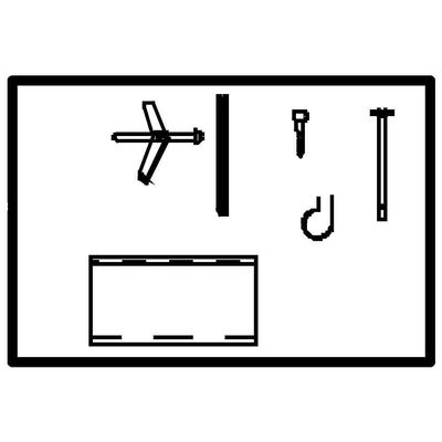 5304513469 Microwave Installation Hardware Kit Genuine Original Equipment Manufacturer (OEM) Part