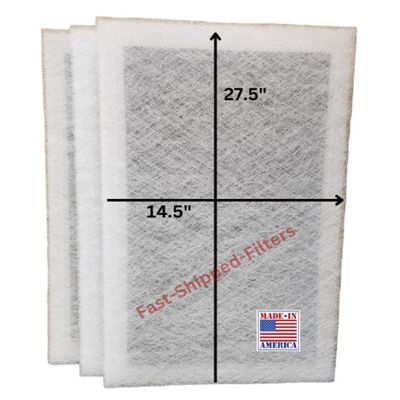 Fast-Shipped-Filters 3 Pack 16x30 Replacement Compatible Filters Pads Designed to Fit StratosAire Polarized Air Cleaner Refill White