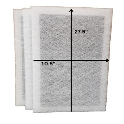 Fast-Shipped-Filters 3 Pack 12x30 Replacement Filter Pads Designed to Fit StratosAire Polarized Air Cleaner Refill White