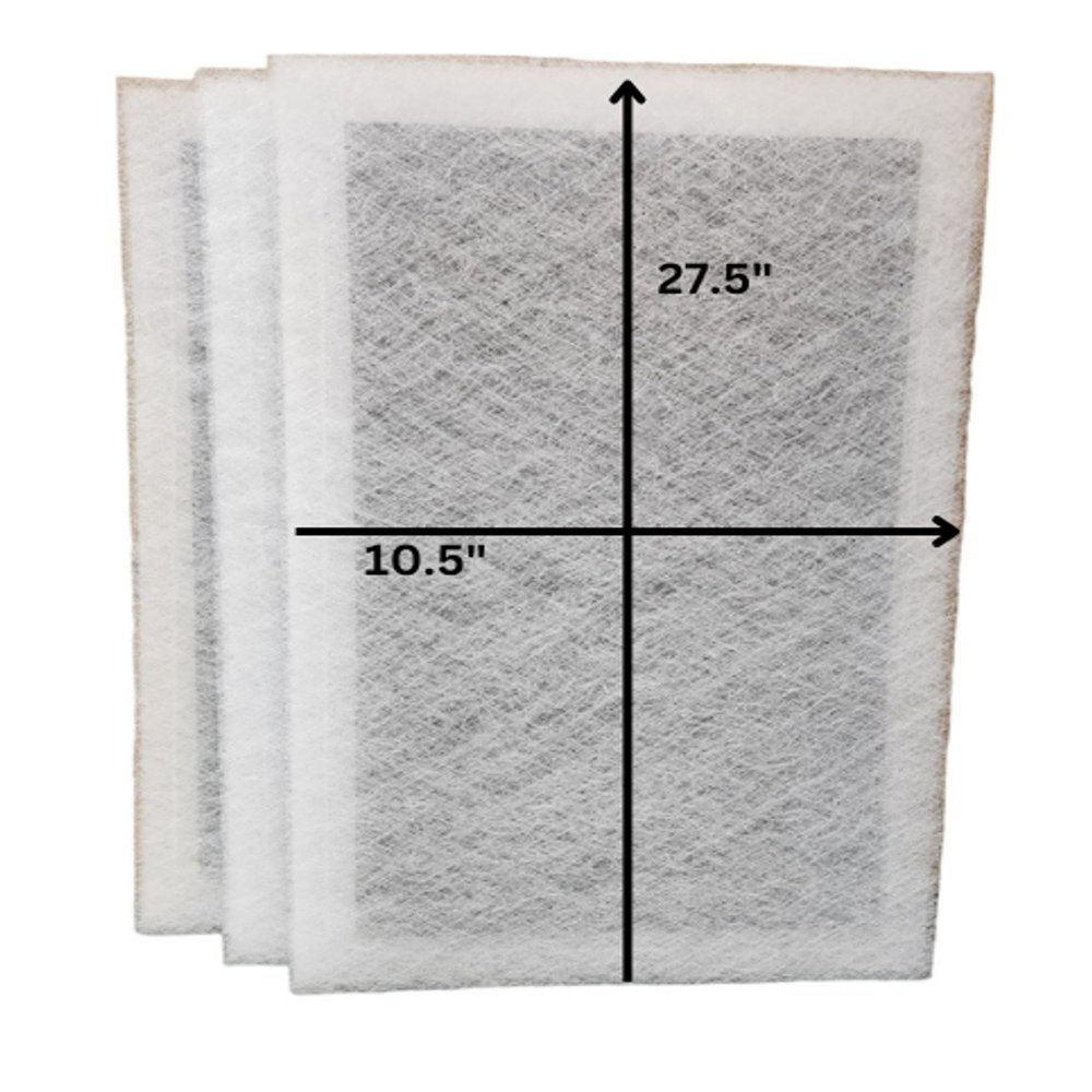 Fast-Shipped-Filters 3 Pack 12x30 Replacement Filter Pads Designed to Fit StratosAire Polarized Air Cleaner Refill White
