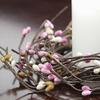 Artificial Spring Blossom Pink, Green & White Pip Berry Candle Rings  Pack of 6 Year Round Rustic Berries, Farmhouse Home Decor for Centerpiece Decorations and Small Wreaths (Size: 7" diam) view 3