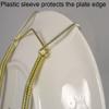 Creative Hobbies Deluxe Plate Display Hangers, Spring Style - Assembled & Ready to Use - Holds 5 to 7 Inch Plates, Gold Wire Spring Type, Hanger Hooks & Nails Included - Pack of 6 view 3