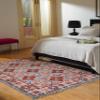 Rugsotic Carpets Hand Knotted Afghan Wool and Silk 8'x10' Area Rug Oriental Kazak Aqua Cream AF0117 view 1