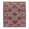 Rugsotic Carpets Hand Knotted Afghan Wool and Silk 8'x10' Area Rug Oriental Kazak Aqua Cream AF0117 view 2