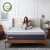 Lucid 4 Inch Bamboo Charcoal Infused Memory Foam Mattress Topper - Full Size  Moisture and Odor Control - Ventilated - Ultra Plush Feel, Pressure-Relief Bed Topper  CertiPur Certified view 4