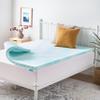 Linenspa 2 Inch Swirl Gel Memory Foam Mattress Topper, California King Size  Cooling Gel Infused, Ventilation Holes  Pressure Relieving Bed Topper  CertiPUR Certified view 1