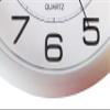 Unilux Attraction Silent Quartz Clock, 22cm Metal Grey, Size 5-22 Centimeters (400094404) view 2