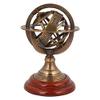Antique Brass Armillary Globe-Table Top Nautical Armiilary Sphere-Nautical Globe D view 1