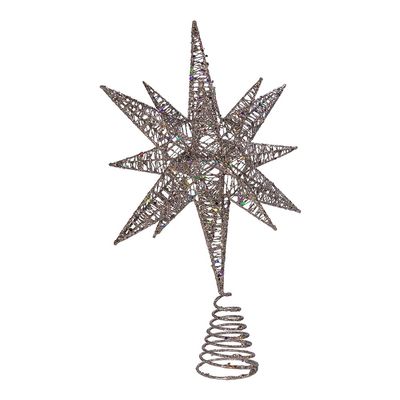 Kurt S. Adler D3347 Treetop, Silver, 15.5 inch