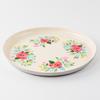 One Hundred 80 Degrees Hand Painted Floral Round Metal Tray view 1