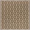 SAFAVIEH Washable Rug Outdoor Linden Collection - 4' x 6', Beige & Cream, Non-Shedding & Easy to Clean, Ideal for Patio, Backyard, Mudroom (LND127D) view 3