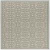 SAFAVIEH Washable Rug Outdoor Linden Collection - 4' x 6', Aqua & Cream, Non-Shedding & Easy to Clean, Ideal for Patio, Backyard, Mudroom (LND134K) view 3