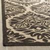 SAFAVIEH Washable Rug Outdoor Linden Collection - 4' x 6', Cream & Brown, Non-Shedding & Easy to Clean, Ideal for Patio, Backyard, Mudroom (LND135U) view 3