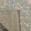 SAFAVIEH Washable Rug Outdoor Linden Collection - 4' x 6', Cream & Aqua, Non-Shedding & Easy to Clean, Ideal for Patio, Backyard, Mudroom (LND137L) view 3