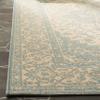 SAFAVIEH Washable Rug Outdoor Linden Collection - 4' x 6', Cream & Aqua, Non-Shedding & Easy to Clean, Ideal for Patio, Backyard, Mudroom (LND137L) view 4