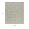 SAFAVIEH Washable Rug Outdoor Linden Collection - 4' x 6', Cream & Aqua, Non-Shedding & Easy to Clean, Ideal for Patio, Backyard, Mudroom (LND134L) view 2