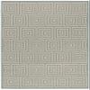 SAFAVIEH Washable Rug Outdoor Linden Collection - 4' x 6', Cream & Aqua, Non-Shedding & Easy to Clean, Ideal for Patio, Backyard, Mudroom (LND173L) view 3