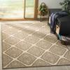SAFAVIEH Washable Rug Outdoor Linden Collection - 4' x 6', Cream & Beige, Non-Shedding & Easy to Clean, Ideal for Patio, Backyard, Mudroom (LND132C) view 1