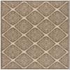 SAFAVIEH Washable Rug Outdoor Linden Collection - 4' x 6', Cream & Beige, Non-Shedding & Easy to Clean, Ideal for Patio, Backyard, Mudroom (LND132C) view 2