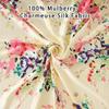 Maxfeel Silk 1pc Silk Duvet Cover, Quilt Cover, Comforter Cover, 100% Floral Print Mulberry Silk,Charmuse Silk, Multiclolr Queen Cal.King Full King Twin (Cal King, #20) view 2