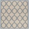 SAFAVIEH Washable Rug Outdoor Linden Collection - 4' x 6', Cream & Blue, Non-Shedding & Easy to Clean, Ideal for Patio, Backyard, Mudroom (LND124N) view 3