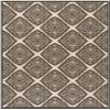 SAFAVIEH Washable Rug Outdoor Linden Collection - 4' x 6', Cream & Brown, Non-Shedding & Easy to Clean, Ideal for Patio, Backyard, Mudroom (LND132U) view 3