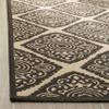 SAFAVIEH Washable Rug Outdoor Linden Collection - 4' x 6', Cream & Brown, Non-Shedding & Easy to Clean, Ideal for Patio, Backyard, Mudroom (LND132U) view 4