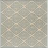 SAFAVIEH Washable Rug Outdoor Linden Collection - 4' x 6', Cream & Aqua, Non-Shedding & Easy to Clean, Ideal for Patio, Backyard, Mudroom (LND132L) view 2