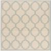 SAFAVIEH Washable Rug Outdoor Linden Collection - 4' x 6', Cream & Aqua, Non-Shedding & Easy to Clean, Ideal for Patio, Backyard, Mudroom (LND124L) view 2