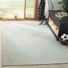 SAFAVIEH Washable Rug Outdoor Linden Collection - 4' x 6', Cream & Aqua, Non-Shedding & Easy to Clean, Ideal for Patio, Backyard, Mudroom (LND180L) view 1