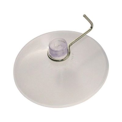 Hillman Large Clear Metal/Plastic 2-1/2 in. L Hook 8 lb. 1 pk