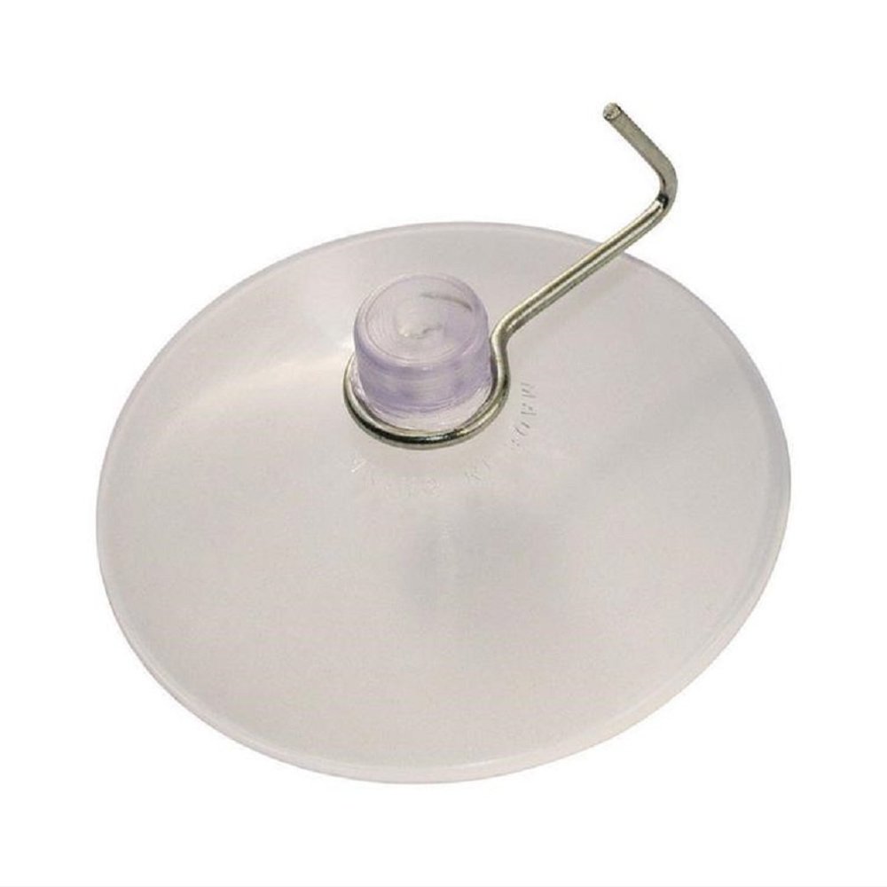 Hillman Large Clear Metal/Plastic 2-1/2 in. L Hook 8 lb. 1 pk