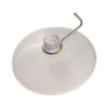 Hillman Large Clear Metal/Plastic 2-1/2 in. L Hook 8 lb. 1 pk view 1