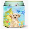 Caroline's Treasures BB9401TBC Yellow Labrador Christmas Tall Boy Hugger Can Cooler Sleeve Hugger Machine Washable Drink Sleeve Hugger Collapsible Insulator Beverage Insulated Holder view 1